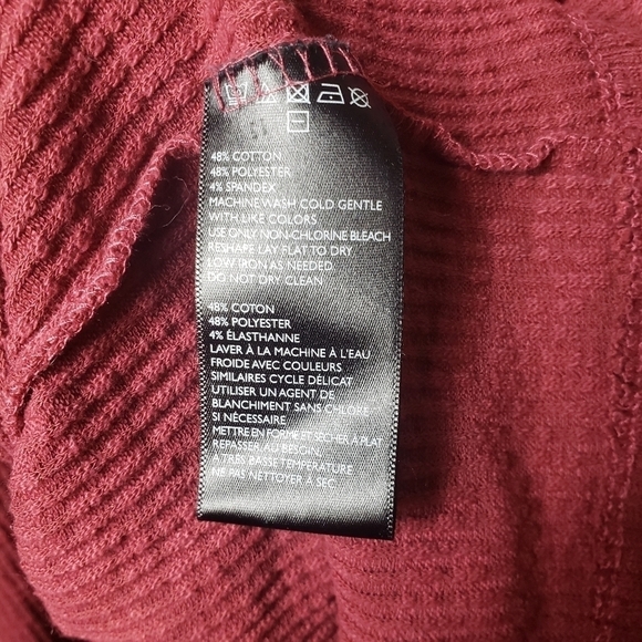 Free People FP Beach World Traveler Dolman Sleeve Cowl Neck Split Back-Size S - Picture 5 of 7